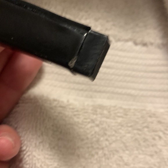 Via Accenti Black Peep Toe Heels, size 10 1/2 W. - Picture 11 of 11